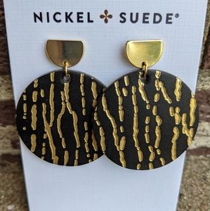 Nickel & Suede Gold Rush Discs